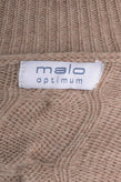 RRP€530 MALO Cashmere & Wool Jumper Size L Beige Thin Cable Knit Long-Sleeve gallery photo number 5