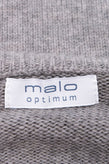 RRP €530 MALO Cashmere & Wool Jumper Size L Melange Thin Knit Argyle Mock Neck gallery photo number 5