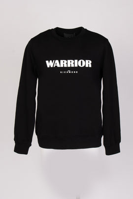 RRP €160 JOHN RICHMOND Sweatshirt US42 IT56 XL Coated 'WARRIOR' Round Neck