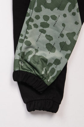 JOHN RICHMOND Sweat Trousers US42 IT56 XL Frogskin Camouflage Logo Cuffed gallery photo number 5