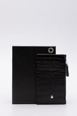 RRP€320 MONTBLANC MEISTERSTUCK SELECTION Leather Wallet 5CC Alligator Motif Zip gallery photo number 3