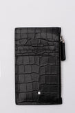 RRP€320 MONTBLANC MEISTERSTUCK SELECTION Leather Wallet 5CC Alligator Motif Zip gallery photo number 6