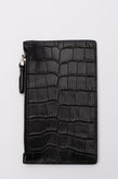 RRP€320 MONTBLANC MEISTERSTUCK SELECTION Leather Wallet 5CC Alligator Motif Zip gallery photo number 7