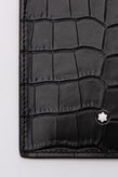 RRP€320 MONTBLANC MEISTERSTUCK SELECTION Leather Wallet 5CC Alligator Motif Zip gallery photo number 8