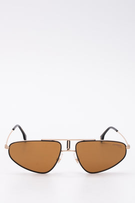 RRP€120 CARRERA 1021/S Pilot Sunglasses UV Protect Lightly Mirrored Metal Logo