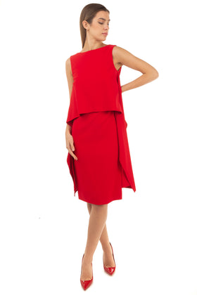 RRP €1535 GIVENCHY Sheath Dress Size FR 36 / XS Draped Sides Silk Blend Lining gallery photo number 2