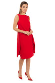 RRP €1535 GIVENCHY Sheath Dress Size FR 36 / XS Draped Sides Silk Blend Lining gallery photo number 3