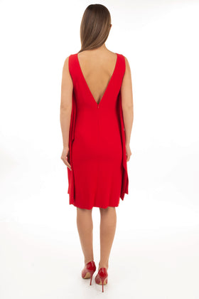 RRP €1535 GIVENCHY Sheath Dress Size FR 36 / XS Draped Sides Silk Blend Lining gallery photo number 5
