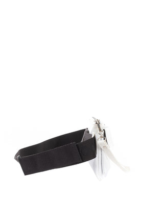RRP €330 MM6 MAISON MARGIELA Bum Clutch Bag Patched Wristlet Strap Zipped gallery photo number 3