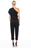 BY MALENE BIRGER Jumpsuit Size XXS Silk Trim Asymmetric Neck Cropped RRP €210 gallery photo number 5