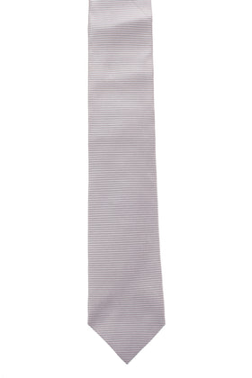 RRP €160 ERMENEGILDO ZEGNA Silk Necktie Striped Classic Length Made in Italy gallery photo number 2