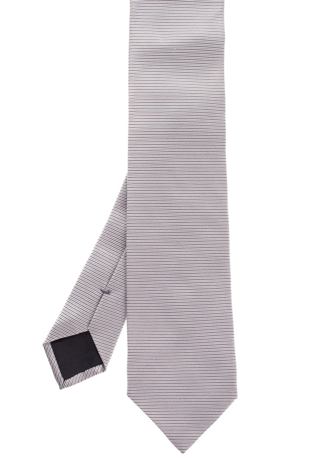 RRP €160 ERMENEGILDO ZEGNA Silk Necktie Striped Classic Length Made in Italy gallery main photo