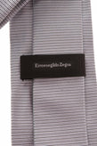 RRP €160 ERMENEGILDO ZEGNA Silk Necktie Striped Classic Length Made in Italy gallery photo number 5