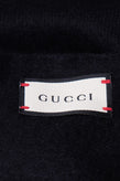 RRP €670 GUCCI Cashmere & Silk Rectangle Scarf  Sequins 'LOVED' Fringe Edges gallery photo number 8