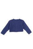 TUTTO PICCOLO Cardigan Size 12M / 74CM Angora Wool Blend Cable Knit Button Front gallery photo number 2