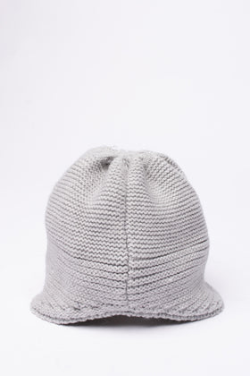 ALETTA Beanie Cap Size 46 / 9-12M Grey Knitted Fully Lined Made in Italy gallery photo number 3