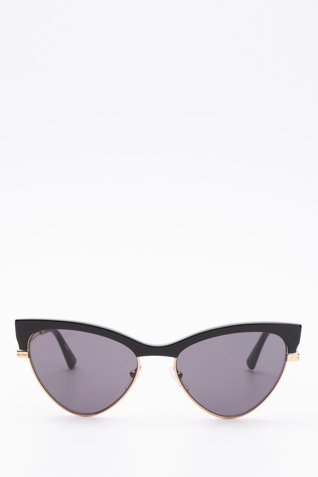 RRP €265 MOSCHINO MOS068/S Cat Eye Sunglasses Two Tone Frame Lightly Mirrored gallery main photo