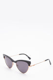 RRP €265 MOSCHINO MOS068/S Cat Eye Sunglasses Two Tone Frame Lightly Mirrored gallery photo number 2