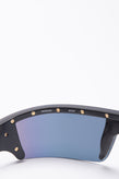 RRP€280 MOSCHINO MOS049/S Narrow Shield Sunglasses Iridescent Adjustable Strap gallery photo number 8