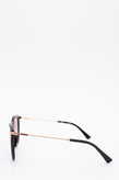 RRP€230 MOSCHINO MOS069/S Butterfly Sunglasses Gradient Thin Temples Logo Sides gallery photo number 3