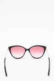 RRP€230 MOSCHINO MOS069/S Butterfly Sunglasses Gradient Thin Temples Logo Sides gallery photo number 4