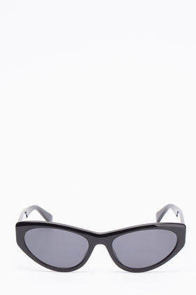 RRP €240 MOSCHINO MOS077/S Cat Eye Sunglasses Logo Sides Glossy Frame gallery photo number 1