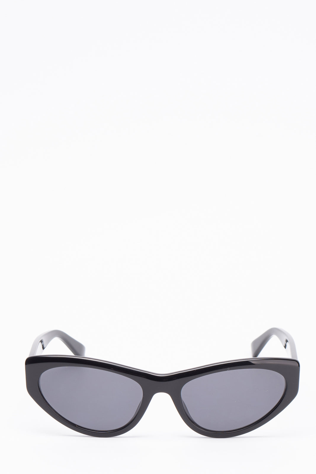 RRP €240 MOSCHINO MOS077/S Cat Eye Sunglasses Logo Sides Glossy Frame gallery main photo
