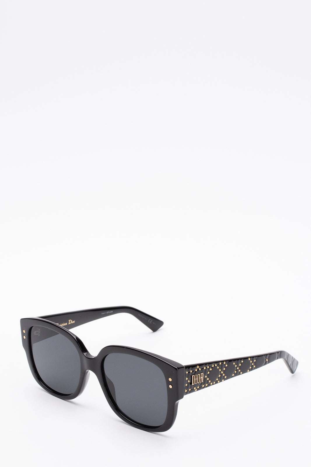 RRP€410 DIOR LADYDIORSTUDS Butterfly Sunglasses Studded Cannage Motif Temples gallery main photo