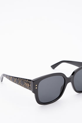 RRP€410 DIOR LADYDIORSTUDS Butterfly Sunglasses Studded Cannage Motif Temples gallery photo number 6