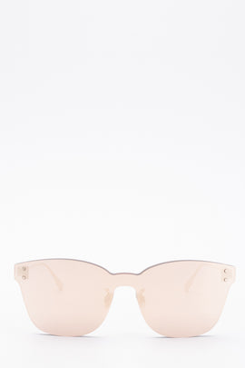 RRP€345 DIOR DIORCOLORQUAKE2 Rimless Butterfly Sunglasses Mirrored Made in Italy