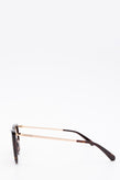 RRP€165 LOVE MOSCHINO MOL036/S Cat Eye Sunglasses Tortoiseshell Glossy Frame gallery photo number 3