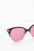 RRP€175 LOVE MOSCHINO MOL030/S Butterfly Sunglasses Ombre Frame Pink Lenses gallery photo number 6