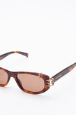 RRP €305 GIVENCHY GV7176/S Butterfly Sunglasses Tortoiseshell  Pierced Detailing gallery photo number 6