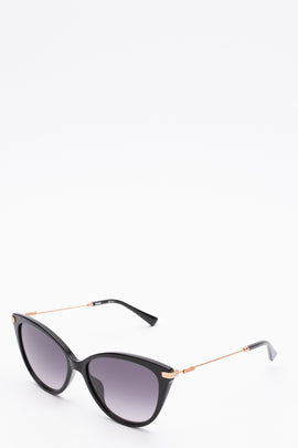 RRP€230 MOSCHINO MOS069/S Butterfly Sunglasses Gradient Lenses Thin Temples