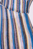 RRP €760 M MISSONI COLLECTION Knitted Empire Line Dress US4 IT40 S Striped Lame gallery photo number 5