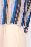 RRP €760 M MISSONI COLLECTION Knitted Empire Line Dress US4 IT40 S Striped Lame gallery photo number 6
