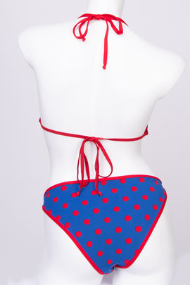 RRP €205 M MISSONI Bikini Set US12 IT48 XXL Polka Dot Non Padded Made in Italy