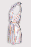 RRP €520 MISSONI MARE Knitted Playsuit US2 IT38 XS Striped Lame Elastic Waist gallery photo number 2