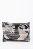 MISSONI 3in1 Clutch Bag Pouch Floral & Striped Partly Transparent Panel Zipped gallery photo number 3