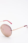 RRP €190 MARC JACOBS MARC 406/G/S Round Sunglasses Rimless Mirrored Lenses gallery photo number 5