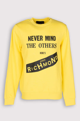 RRP€140 JOHN RICHMOND SS23 Sweatshirt US40 IT52-54 L 'NEVER MIND THE OTHERS'