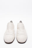RRP €702 VICTORIA BECKHAM Leather Flat Shoes US8 UK5 EU38 Woven Made in Italy gallery photo number 3
