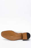 RRP €702 VICTORIA BECKHAM Leather Flat Shoes US8 UK5 EU38 Woven Made in Italy gallery photo number 6