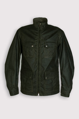 RRP €1085 MATCHLESS Military Jacket Size L Waxed Fully Lined Made in Italy gallery photo number 1