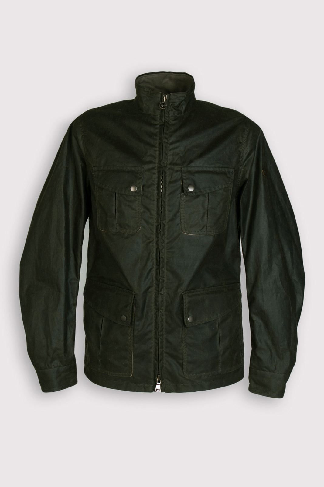 RRP €1085 MATCHLESS Military Jacket Size L Waxed Fully Lined Made in Italy gallery main photo