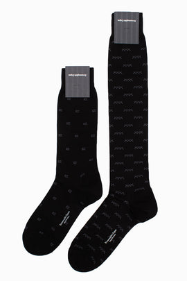 RRP €203 ZEGNA Mid Calf & Crew Socks 7 LOT One Size Patterned Triple X Iconic EZ