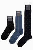 RRP €930 ZEGNA Mid Calf & Knee Socks 30 LOT One Size Triple X Textured Patterned gallery photo number 2