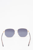 RRP€200 LOVE MOSCHINO MOL028/S Geometric Sunglasses Gradient Lenses Thin Temples gallery photo number 4