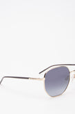 RRP€200 LOVE MOSCHINO MOL028/S Geometric Sunglasses Gradient Lenses Thin Temples gallery photo number 5