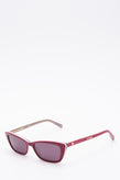 RRP€140 LOVE MOSCHINO MOL017/S Narrow Rectangle Sunglasses Heart Stud Glossy gallery photo number 2